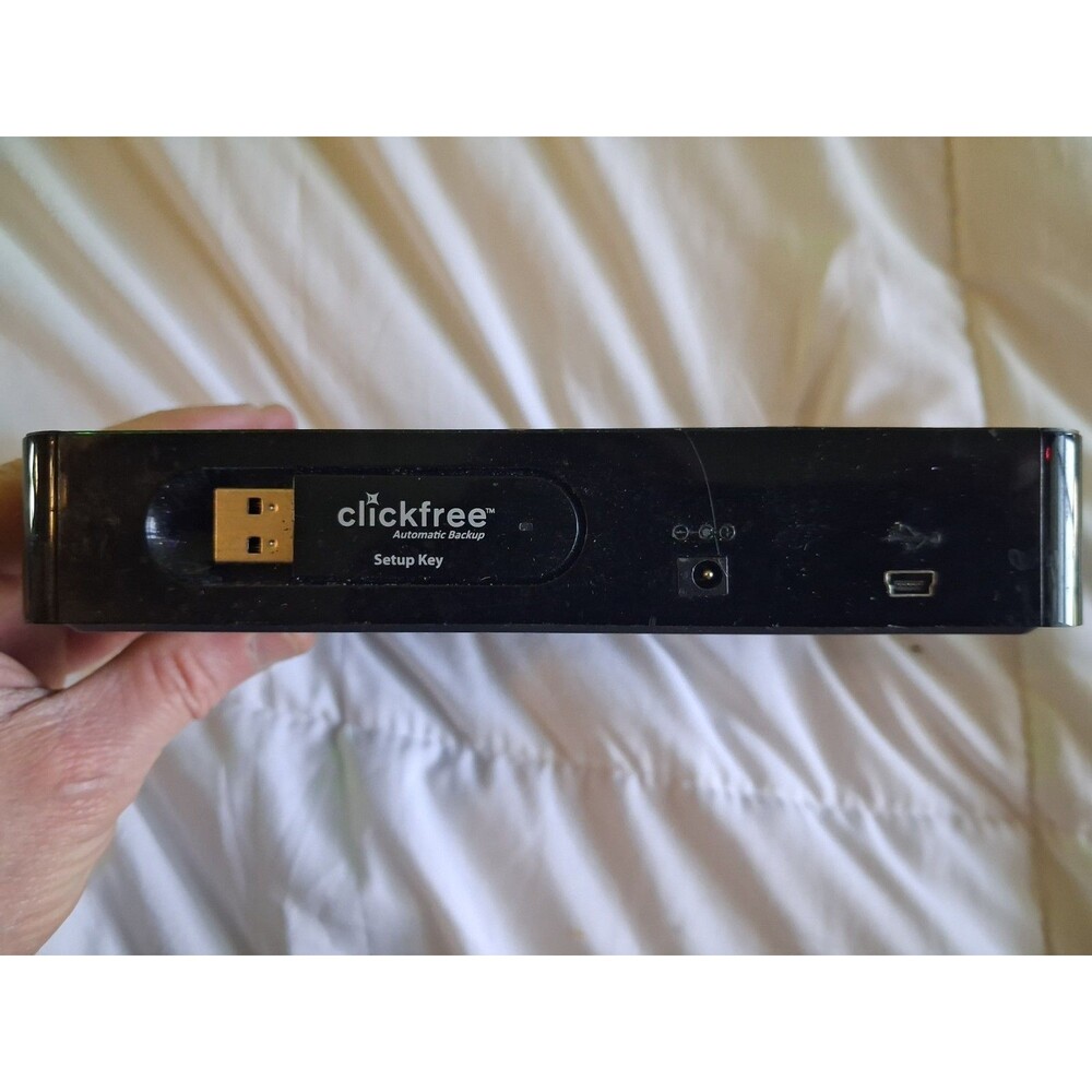 Clickfree 1TB Automatic Backup C2 Model HD1037 WD1040XM W/ Power/ USB Tested